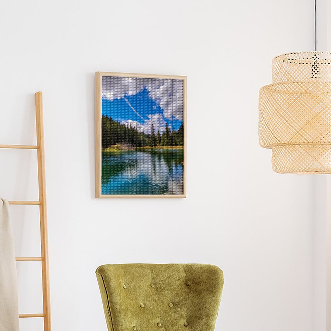 Design Diamond Painting 16"×20"(Vertical) Wyoming