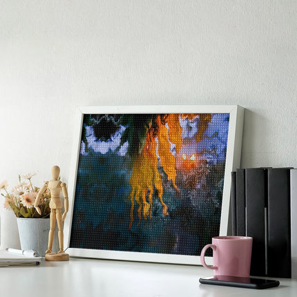 Design Diamond Painting 20"×16"(Horizontal) Sunflower in the Headlights