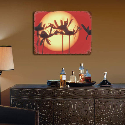 Design Rusty Metal Sign(Horizontal) 11.8"×15.7"