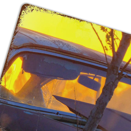 Design Rusty Metal Sign(Horizontal) 11.8"×15.7"