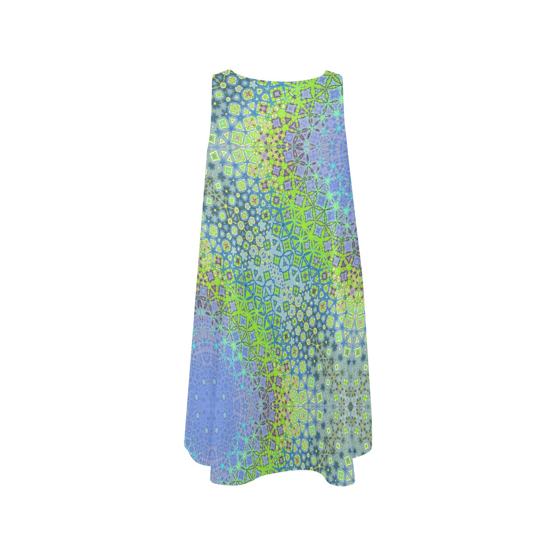 Tank Dress Yellow Coneflowers Abstract