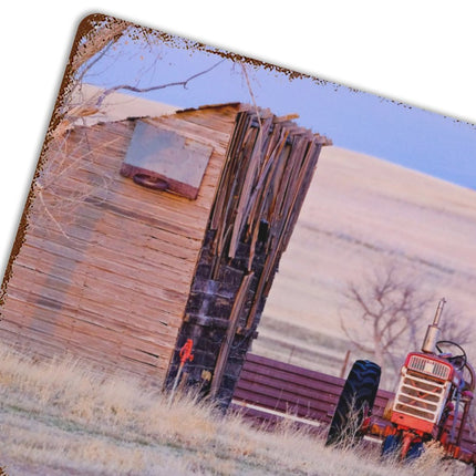 Design Rusty Metal Sign(Horizontal) 11.8"×15.7"