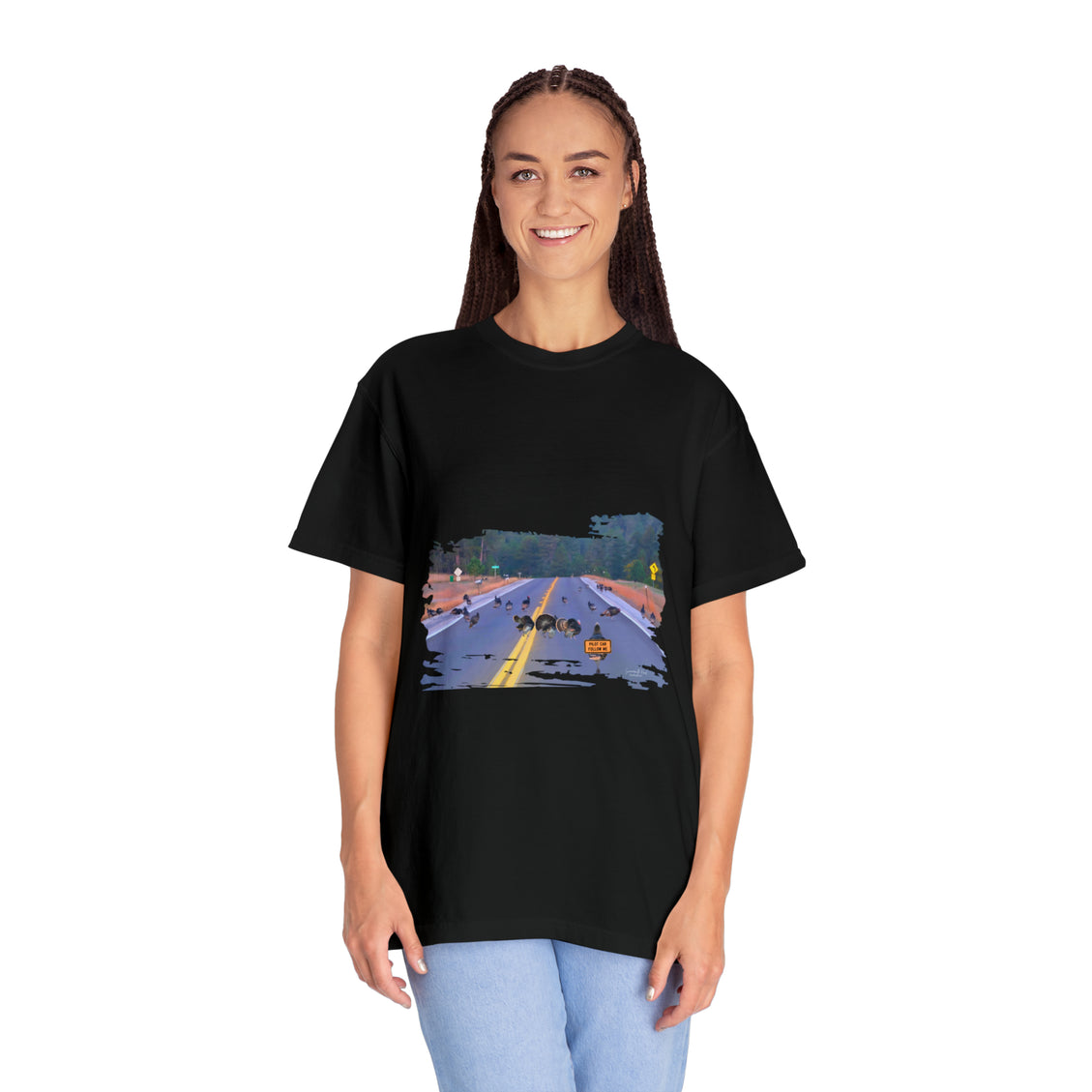 Unisex Garment-Dyed T-shirt Wild Turkey Pilot Car