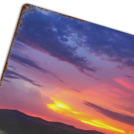 Design Rusty Metal Sign(Horizontal) 11.8"×15.7"