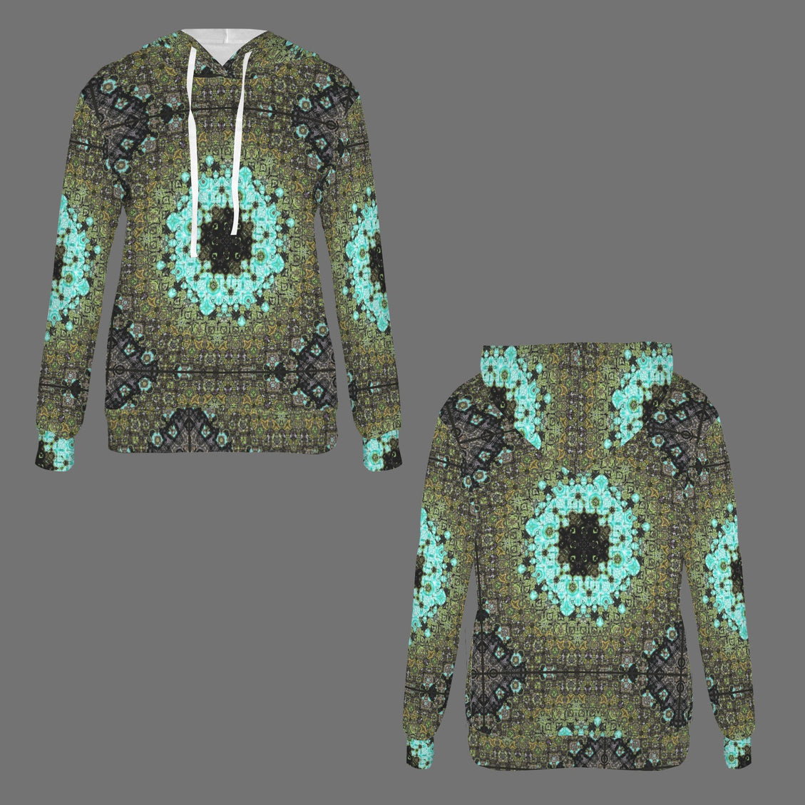 Hoodie Blue Algae Lake Reflections