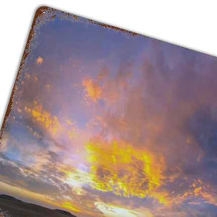 Design Rusty Metal Sign(Horizontal) 11.8"×15.7"