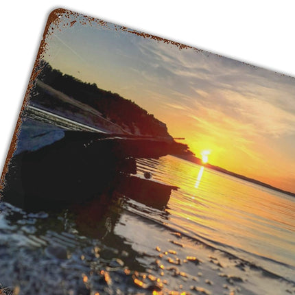 Design Rusty Metal Sign(Horizontal) 11.8"×15.7"