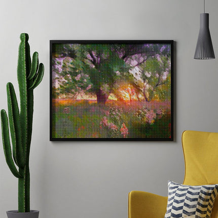 Design Diamond Painting 20"×16"(Horizontal) Summer on the Grand River