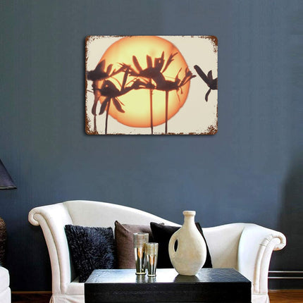 Design Rusty Metal Sign(Horizontal) 11.8"×15.7"