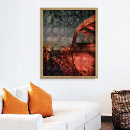 Design Diamond Painting 16"×20"(Vertical) MIlky Way Truck