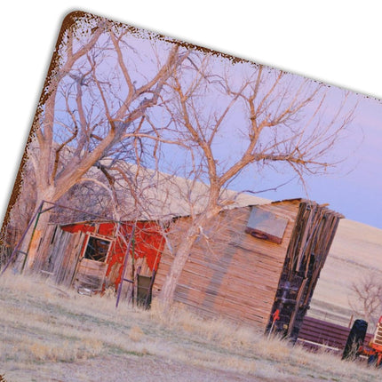 Design Rusty Metal Sign(Horizontal) 11.8"×15.7"