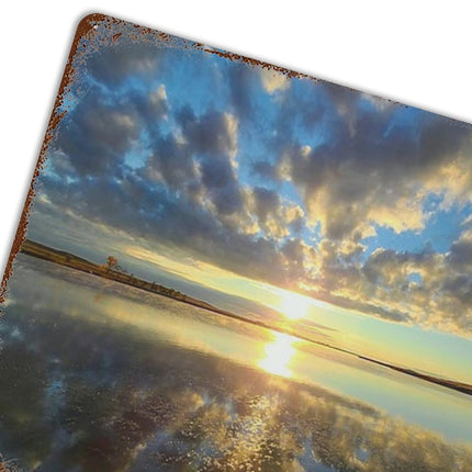 Design Rusty Metal Sign(Horizontal) 11.8"×15.7"