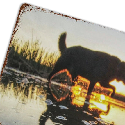 Design Rusty Metal Sign(Horizontal) 11.8"×15.7"