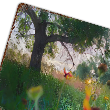 Design Rusty Metal Sign(Horizontal) 11.8"×15.7"