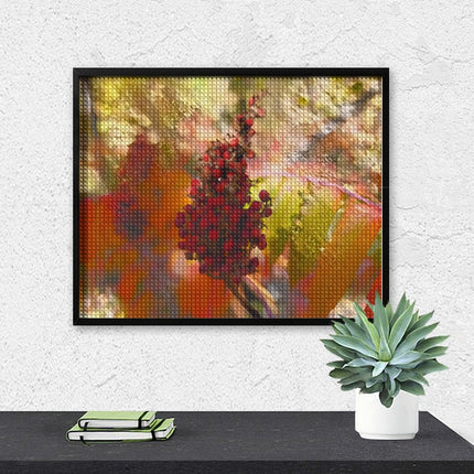 Design Diamond Painting 20"×16"(Horizontal) Sumac in Spearfish Canyon