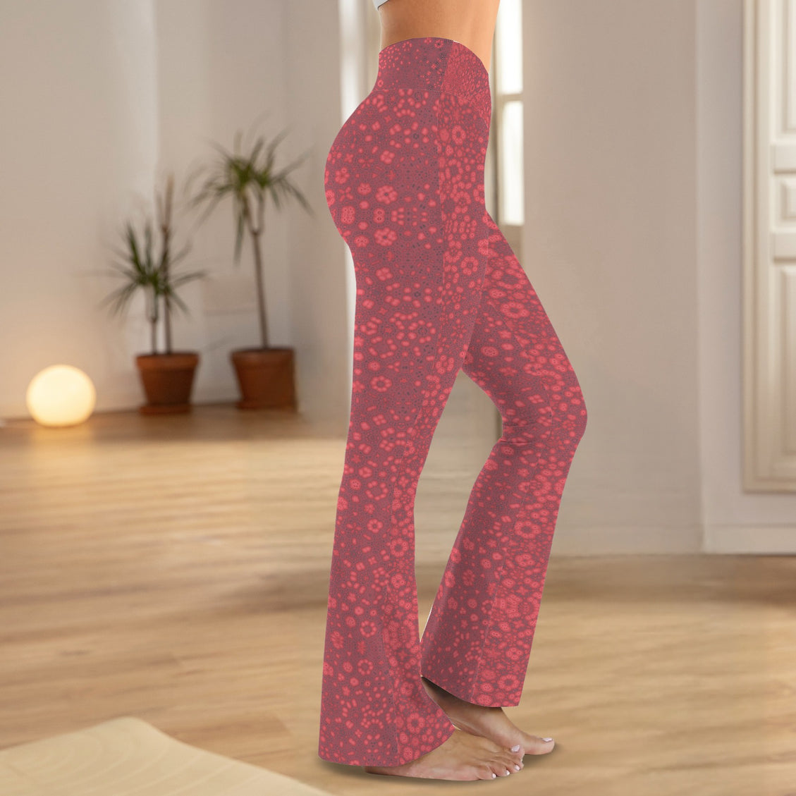 Flare Leggings Red Milkweed