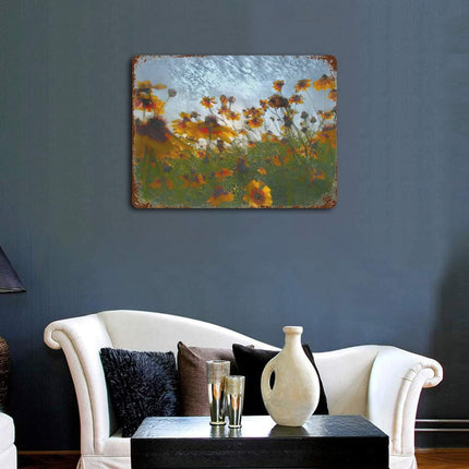 Design Rusty Metal Sign(Horizontal) 11.8"×15.7"