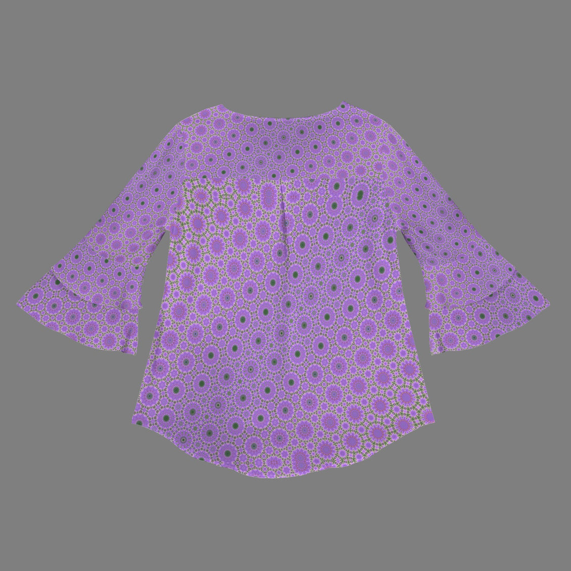 Layered Flare Sleeve Dames Rocket