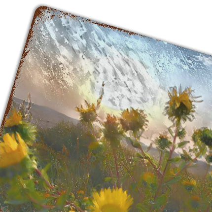 Design Rusty Metal Sign(Horizontal) 11.8"×15.7"