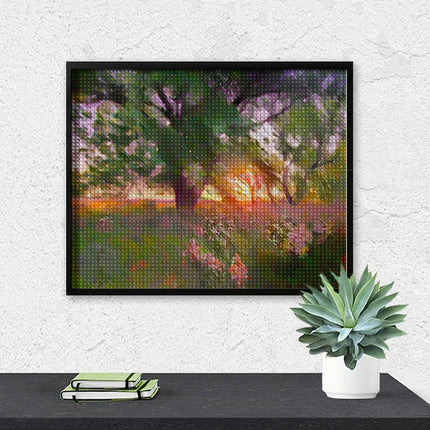 Design Diamond Painting 20"×16"(Horizontal) Summer on the Grand River