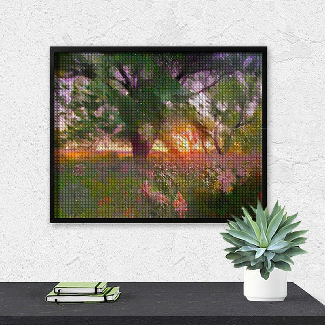 Design Diamond Painting 20"×16"(Horizontal) Summer on the Grand River