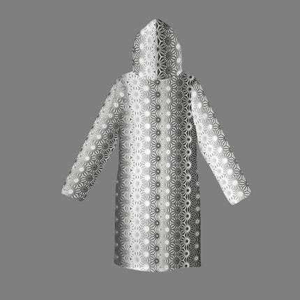 Hoodie Dress Black and White Graphic