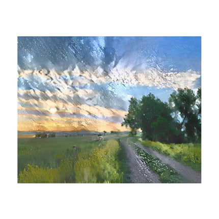 Design Diamond Painting 20"×16"(Horizontal) Trail at Shadehill Reservoir