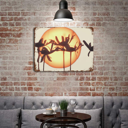 Design Rusty Metal Sign(Horizontal) 11.8"×15.7"