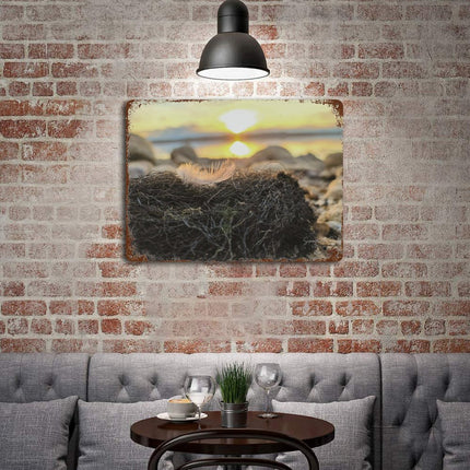 Design Rusty Metal Sign(Horizontal) 11.8"×15.7"