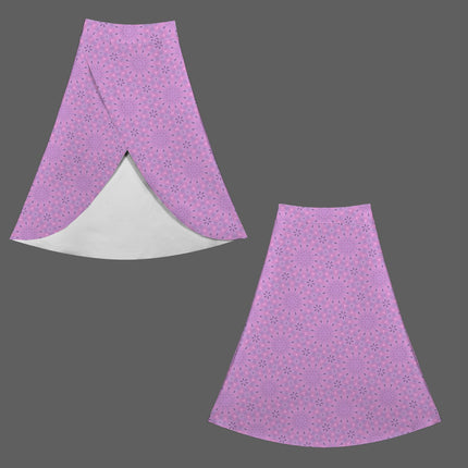 Skort Purple Wildflowers