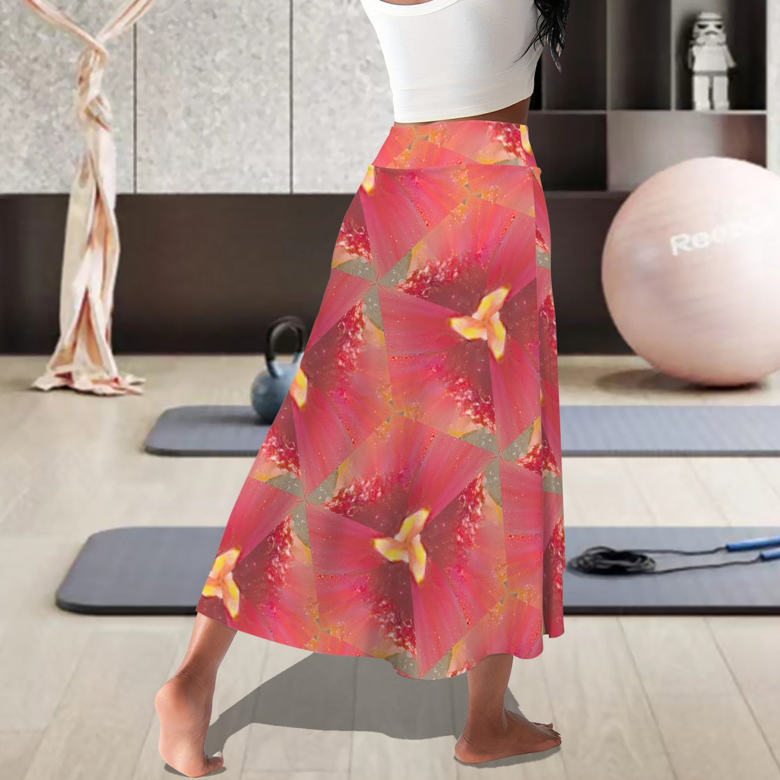 Skort Pink Wildflowers
