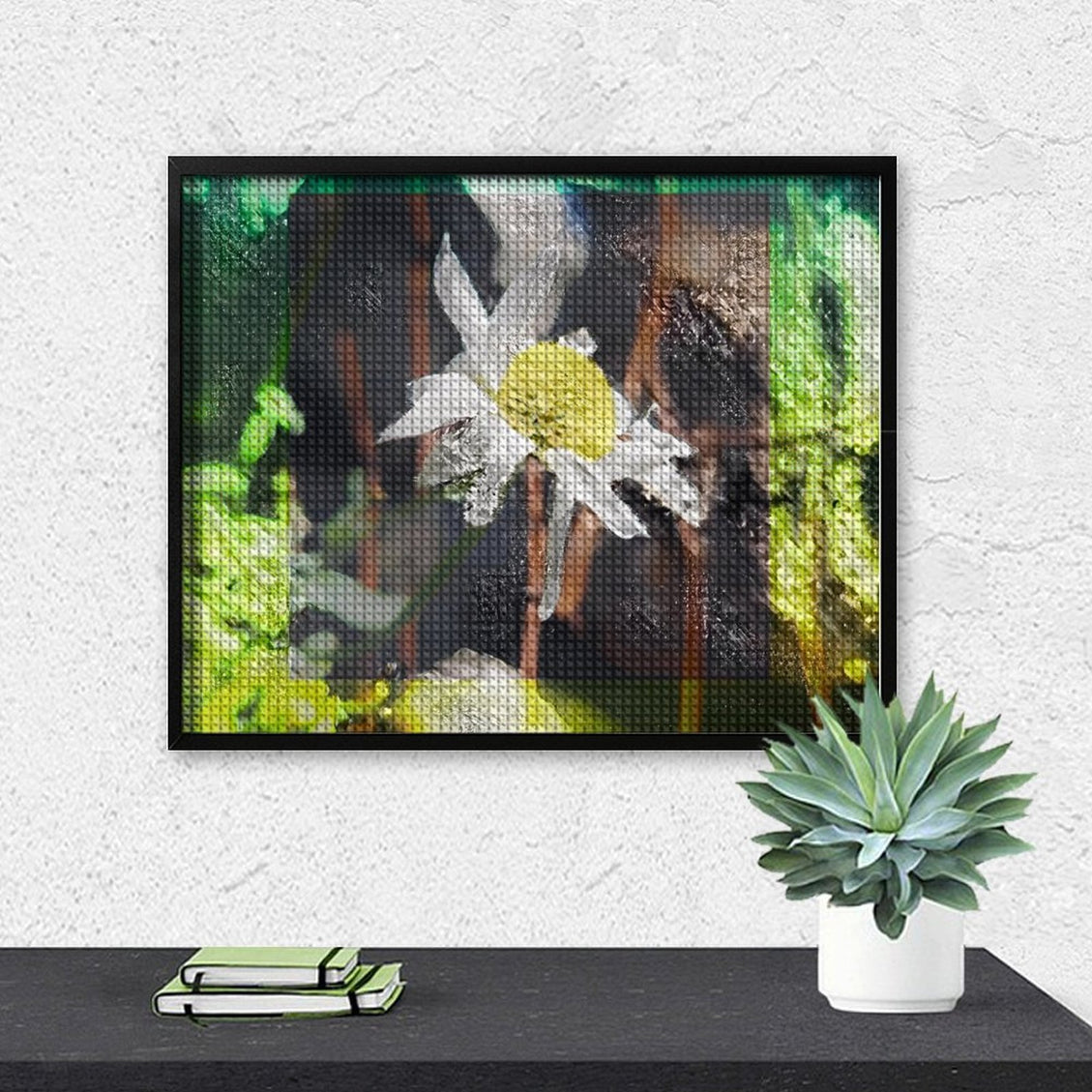 Design Diamond Painting 20"×16"(Horizontal) Daisy in Spearfish Canyon II