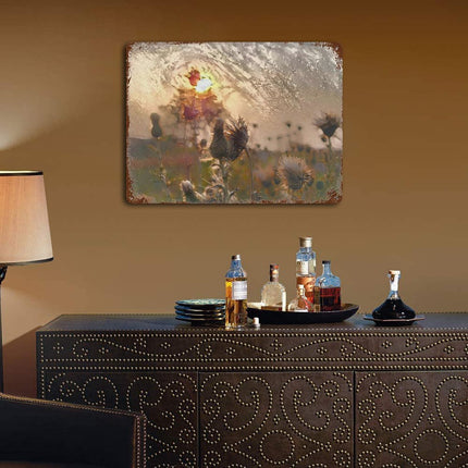 Design Rusty Metal Sign(Horizontal) 11.8"×15.7"