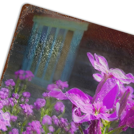 Design Rusty Metal Sign(Horizontal) 11.8"×15.7"