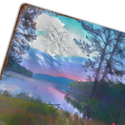 Design Rusty Metal Sign(Horizontal) 11.8"×15.7"