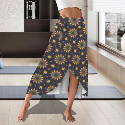 Skort Sunflowers Purple