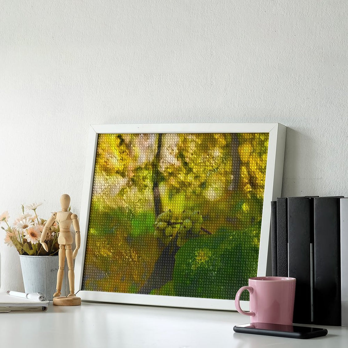 Design Diamond Painting 20"×16"(Horizontal) Spearfish Canyon Foliage