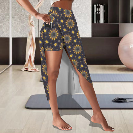 Skort Sunflowers Purple