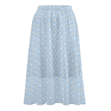 Layered Chiffon Skirt Blue Sky Dandelion