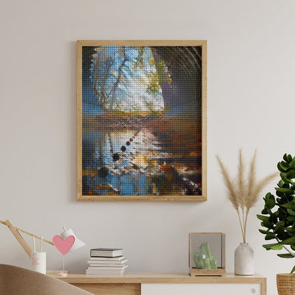 Design Diamond Painting 16"×20"(Vertical) Autumn in a Culvert
