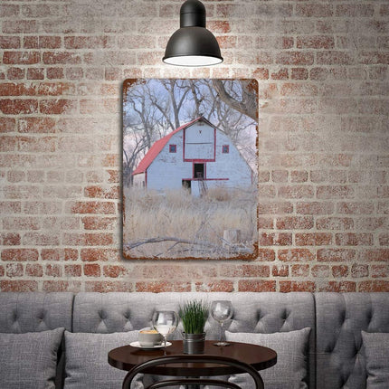 Design Rusty Metal Sign (Vertical) 15.7‘’×11.8‘’