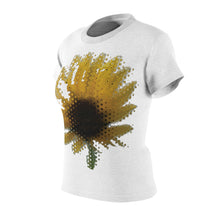 Load image into Gallery viewer, Women&#39;s Cut &amp; Sew Tee (AOP) Sunflower
