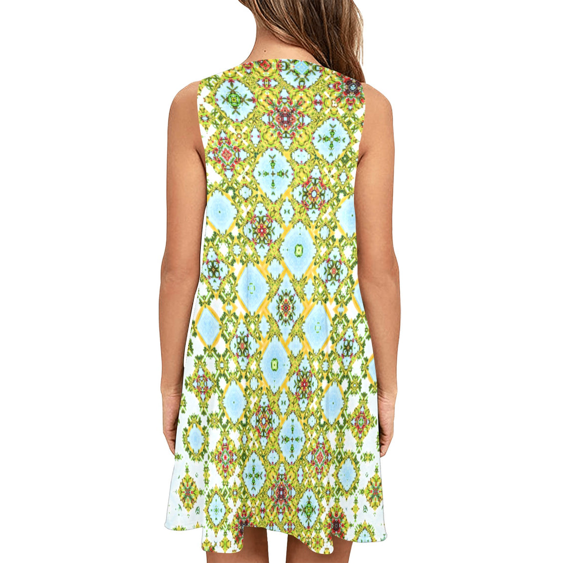Tank Dress Buffalo Berries Green