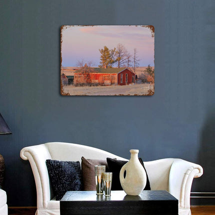 Design Rusty Metal Sign(Horizontal) 11.8"×15.7"