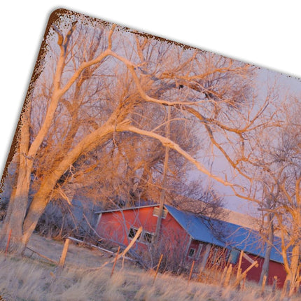 Design Rusty Metal Sign(Horizontal) 11.8"×15.7"