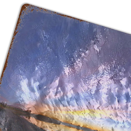 Design Rusty Metal Sign(Horizontal) 11.8"×15.7"