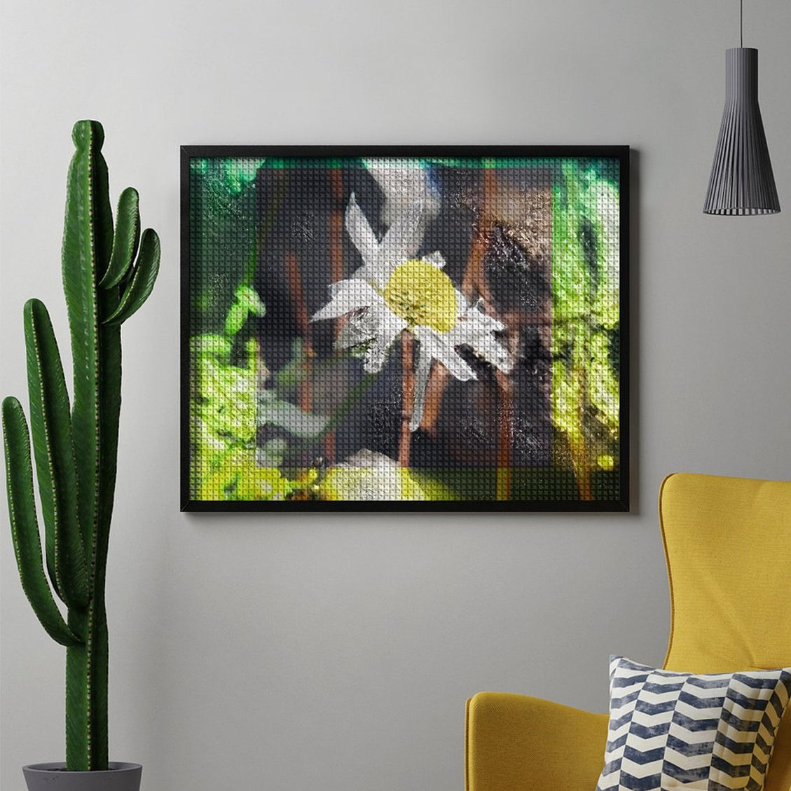 Design Diamond Painting 20"×16"(Horizontal) Daisy in Spearfish Canyon II