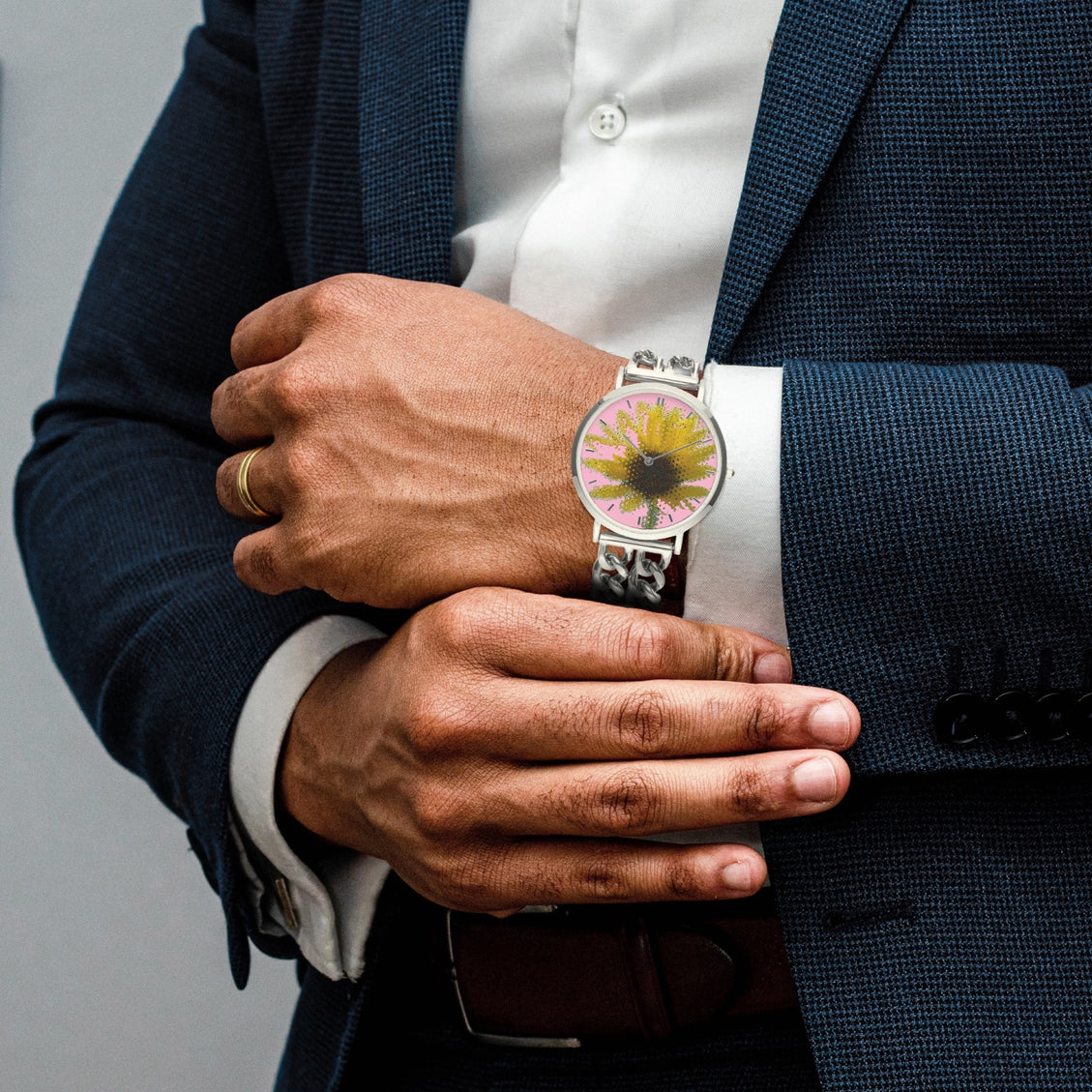 Watch Quartz - Sunflower Pink