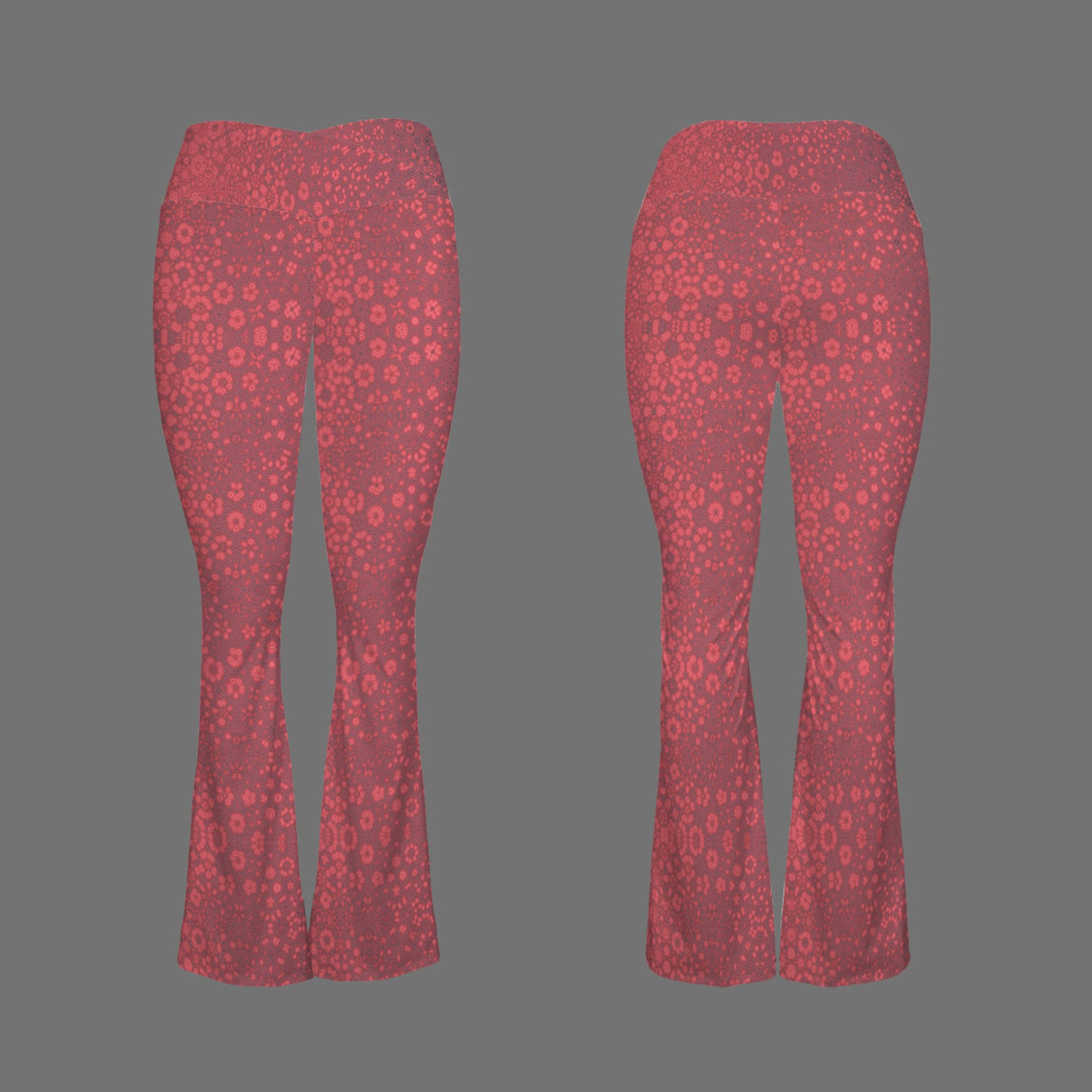 Flare Leggings Red Milkweed