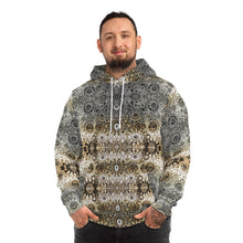 Load image into Gallery viewer, Fashion Hoodie (AOP) Shimmering Feathers
